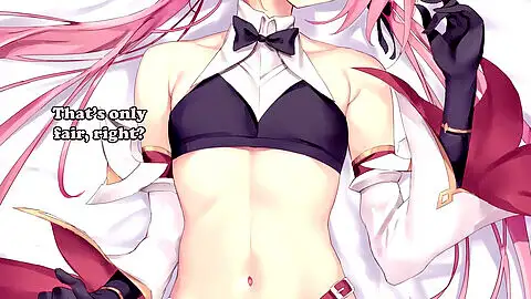 Astolfo gibt erotische Anime JOI für sissy femboys, die zu Fate Grand Order am Rande des Orgasmus gehalten werden