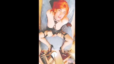 Cum with, big cock shemale