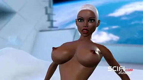 Black cartoon sex video, 3d futarani impregnates girl