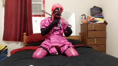 Shemale dildo cum, crossdresser dildo