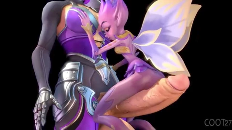 Fuck girl compilation, 3d animated